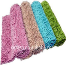 machine washable water absorber 100% cotton chenille rug